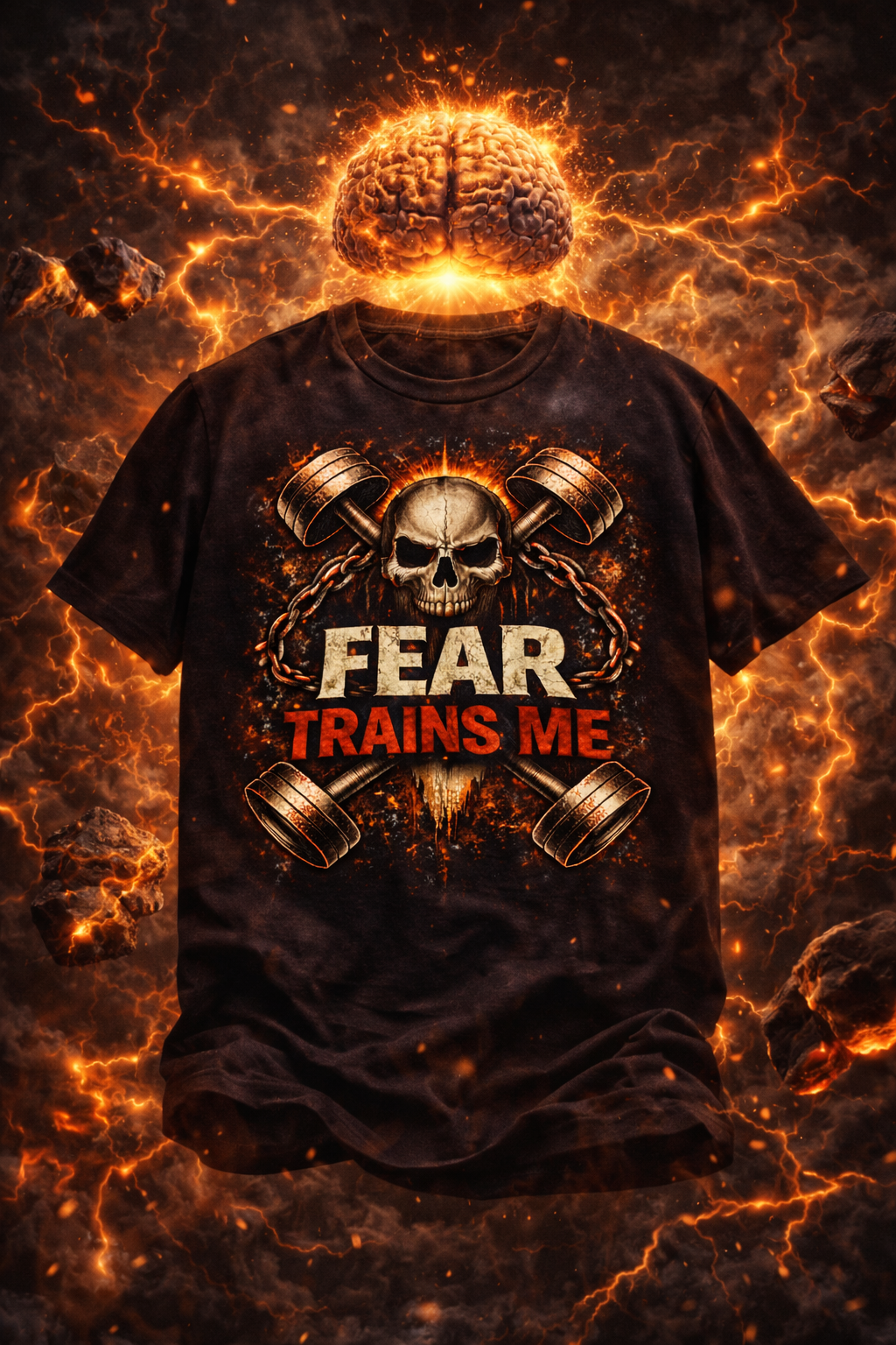Relentless Warrior - Fear Trains Me - Unisex t-shirt