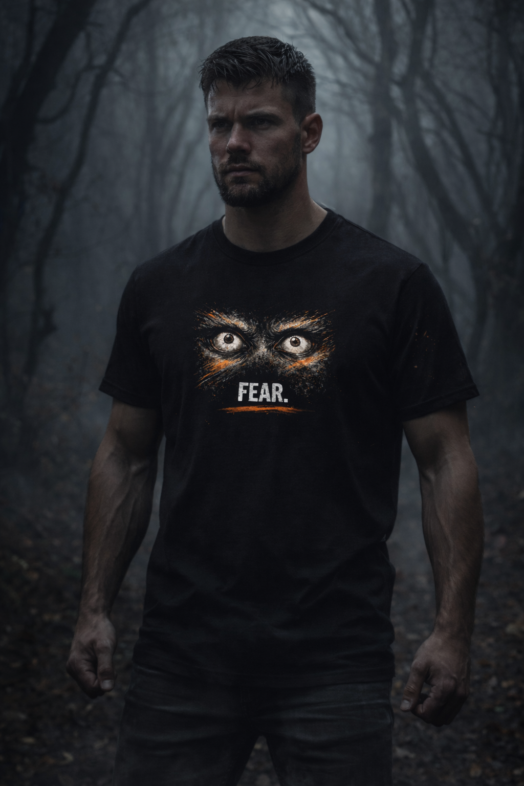 FEAR. Graphic T-Shirt – Intense Eye Statement Shirt