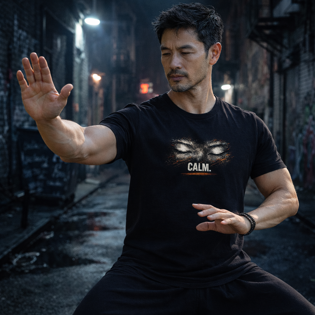 CALM. Graphic T-Shirt – Minimalist Bold Streetwear