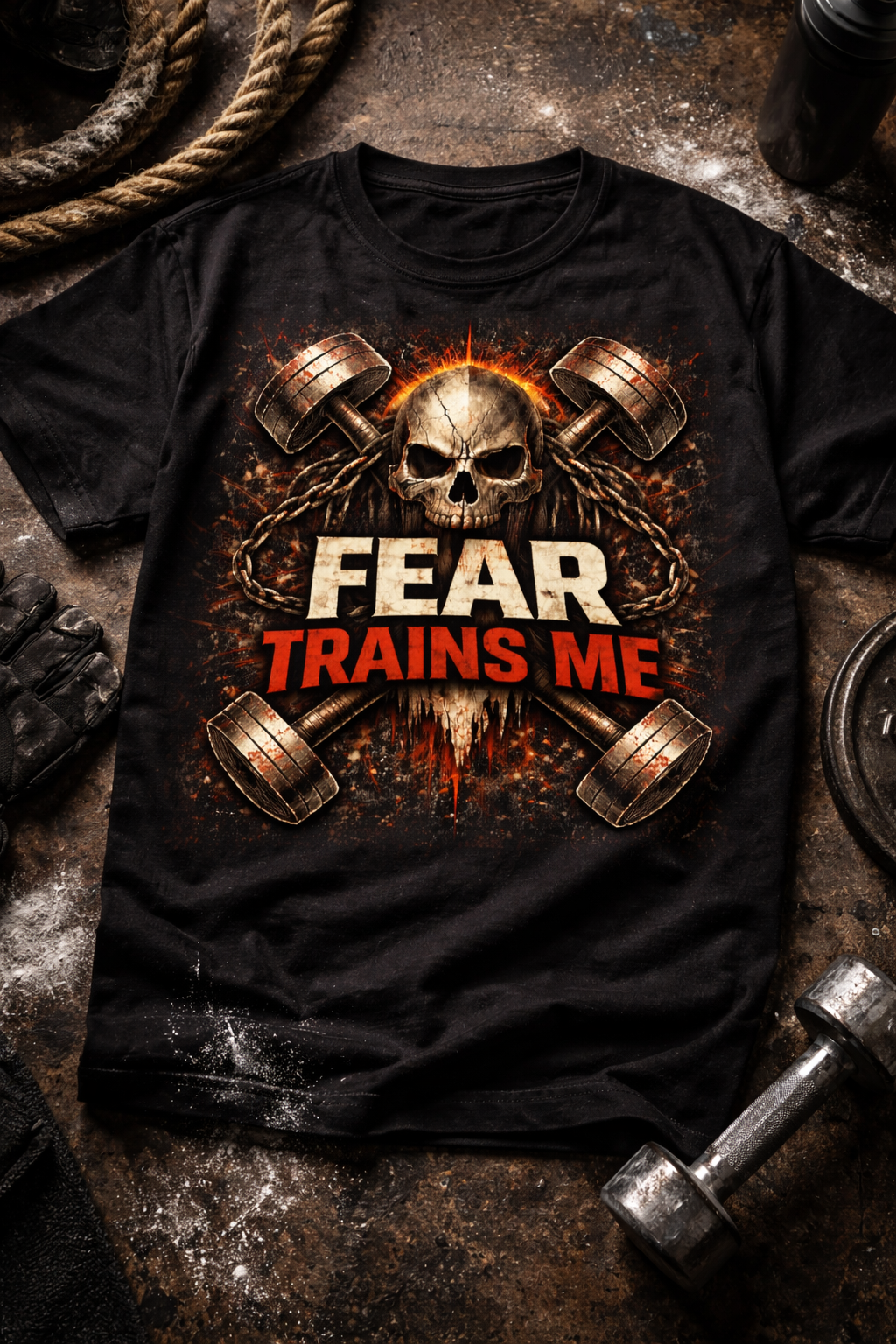 Relentless Warrior - Fear Trains Me - Unisex t-shirt