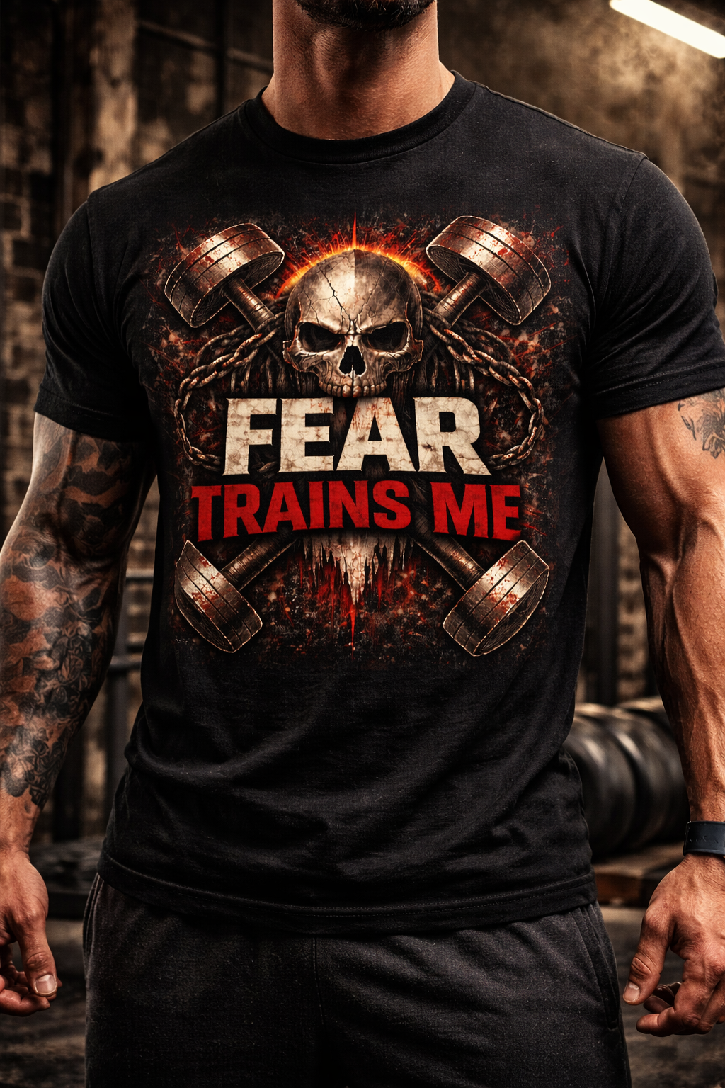 Relentless Warrior - Fear Trains Me - Unisex t-shirt