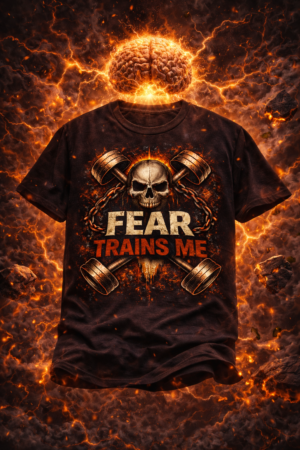 Relentless Warrior - Fear Trains Me - Unisex t-shirt