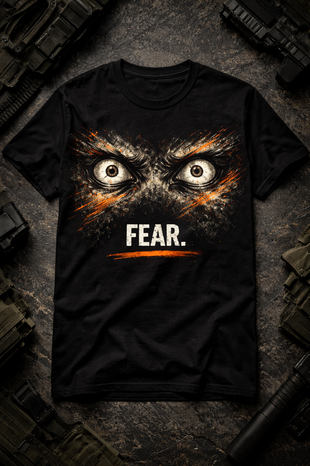 FEAR. Graphic T-Shirt – Intense Eye Statement Shirt