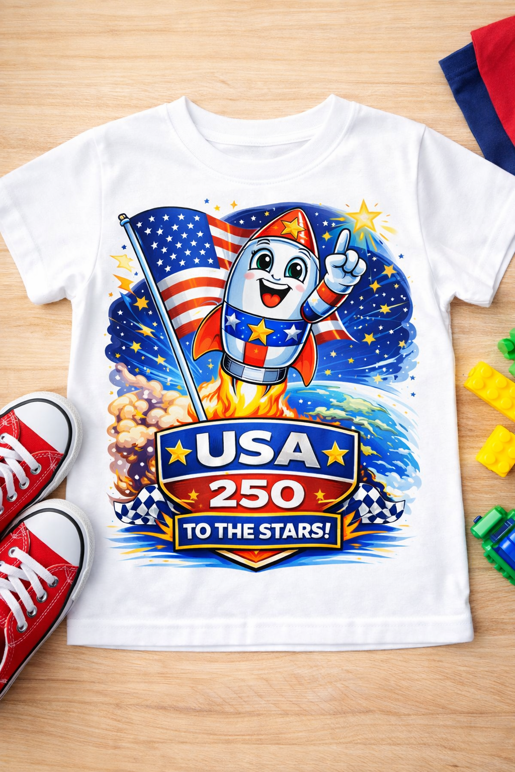 USA250 Kids – Rocket - Limited Drop Tee