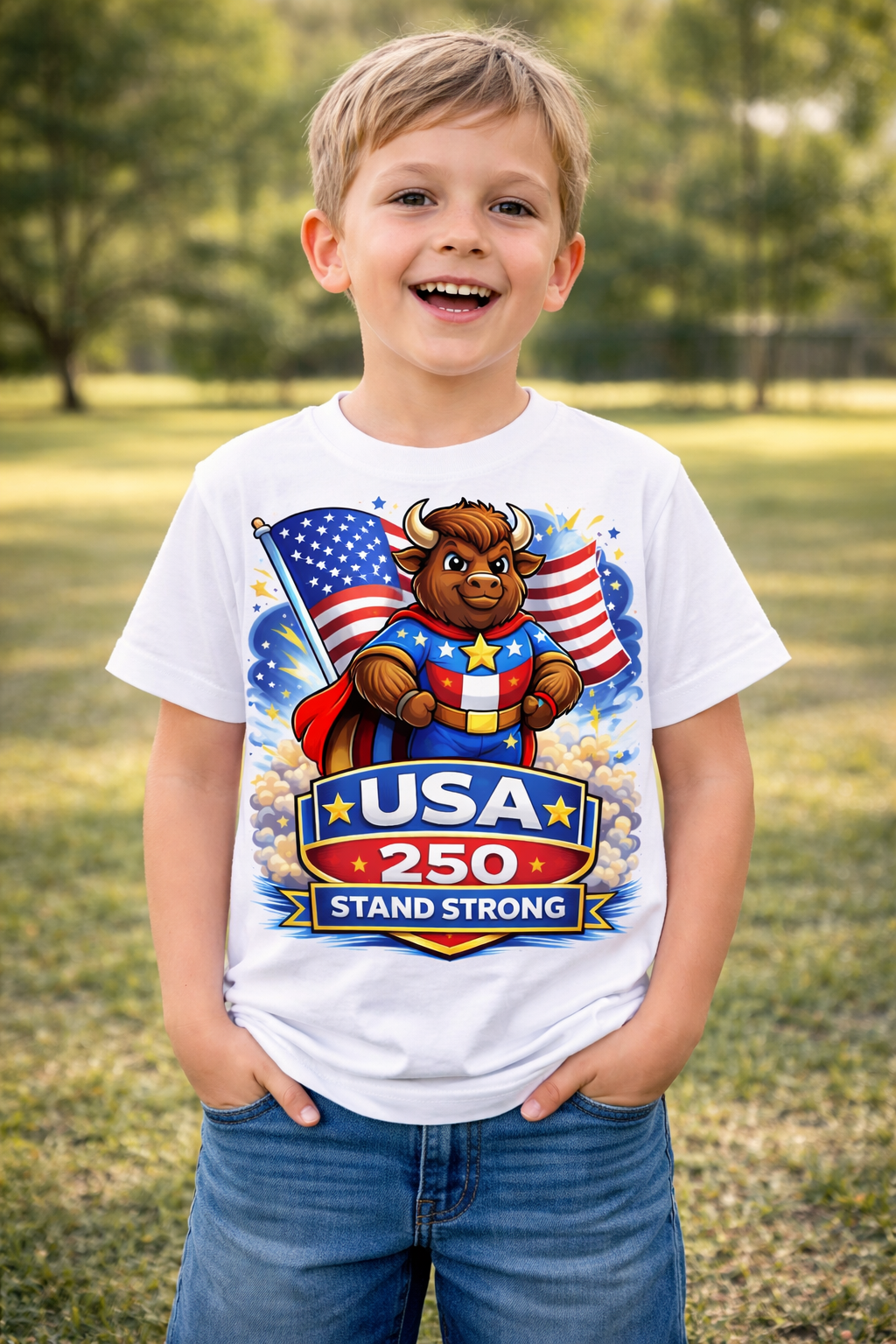 USA250 Kids – Bison - Limited Drop Tee
