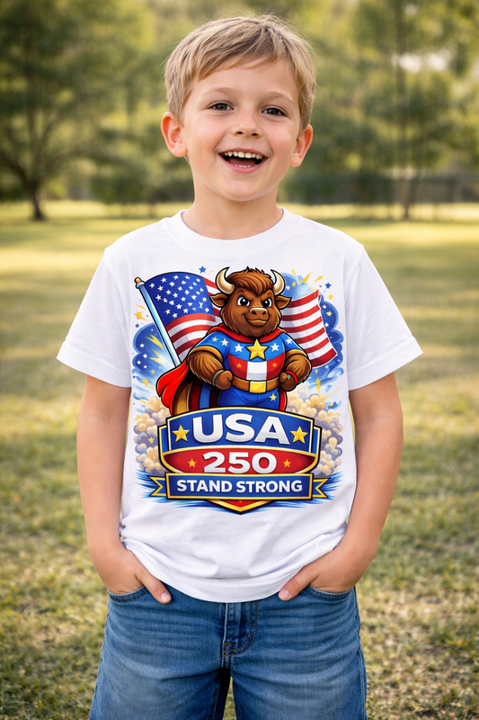 USA250 Kids – Bison - Limited Drop Tee
