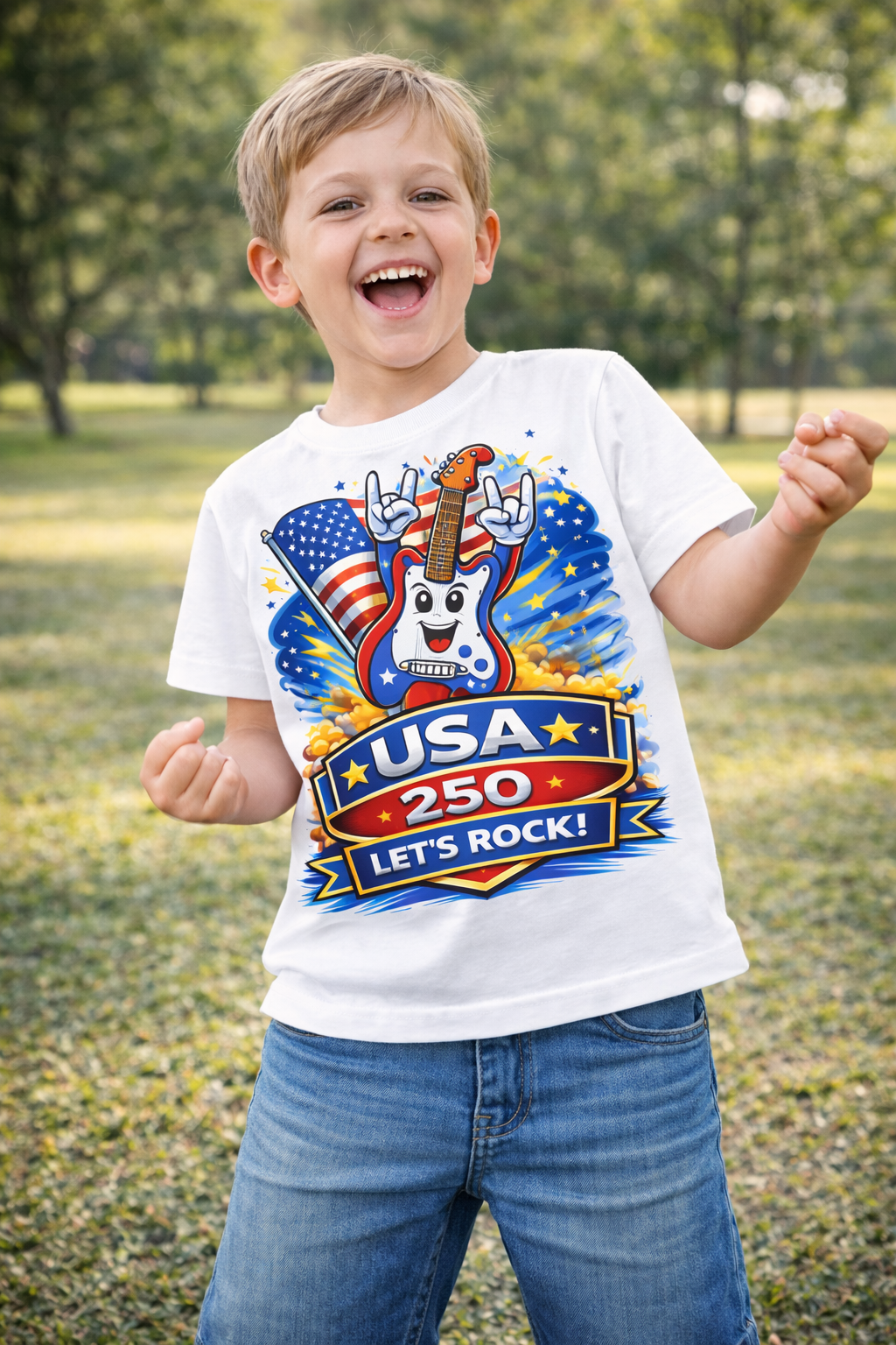 USA250 Kids – Guitar - Limited Drop Tee