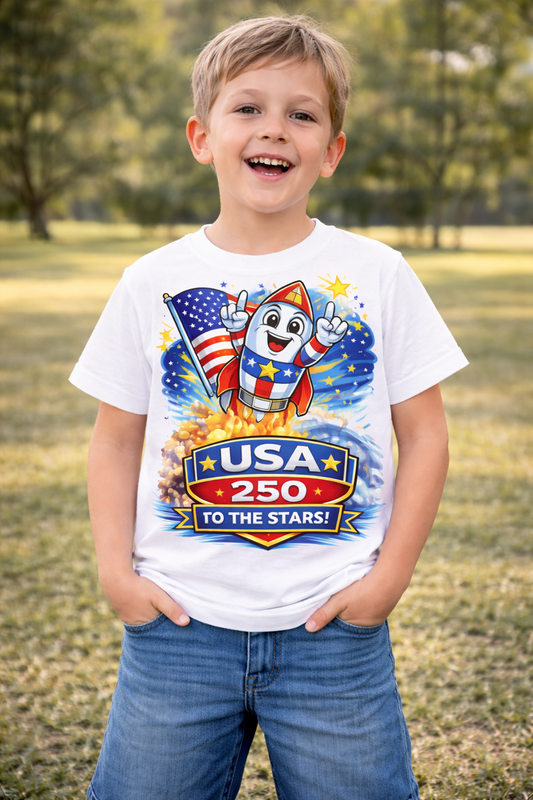 USA250 Kids – Rocket - Limited Drop Tee