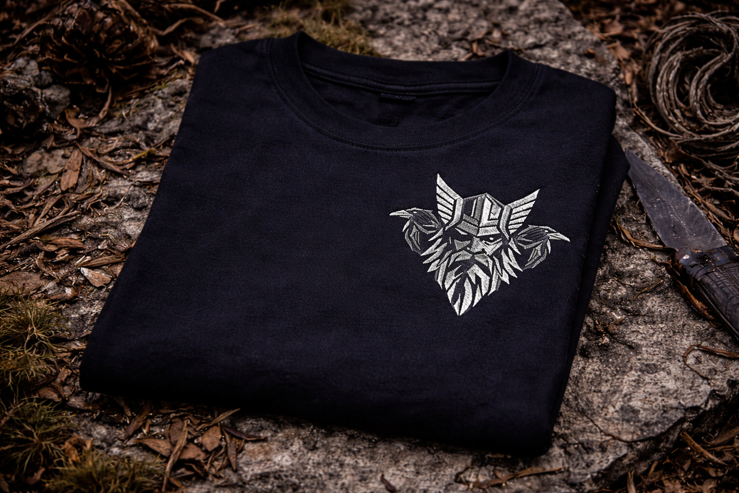 Norse Raven Helm T-Shirt