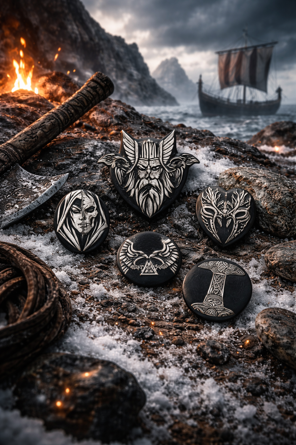 Norse Legends Pin Set (5-Piece)