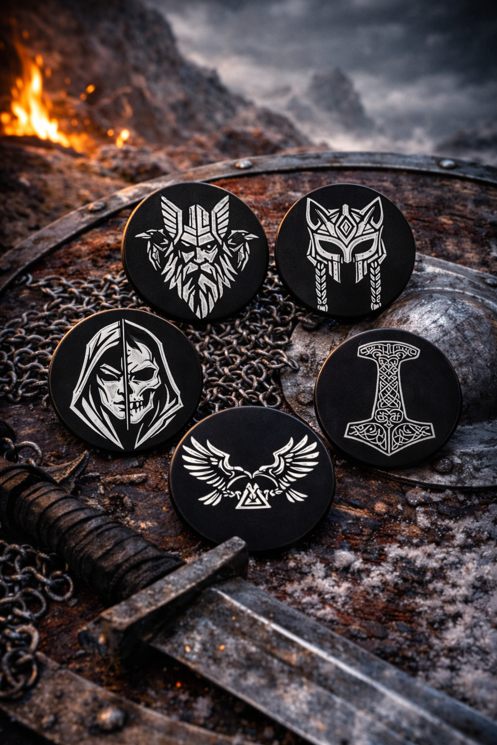 Norse Legends Pin Set (5-Piece)
