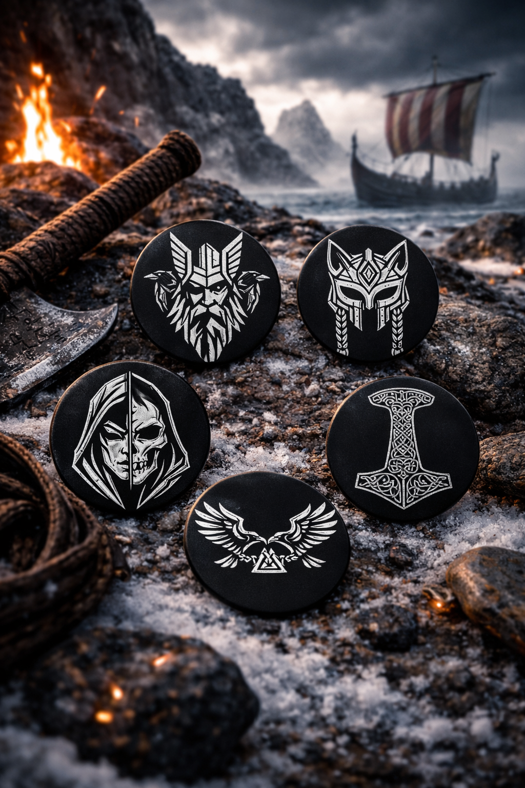 Norse Legends Pin Set (5-Piece)