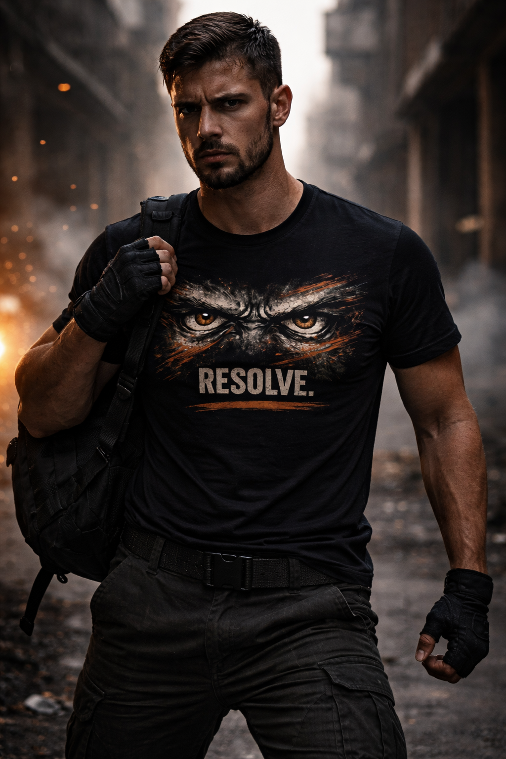 RESOLVE. Graphic T-Shirt – Strong Minimalist Statement Tee