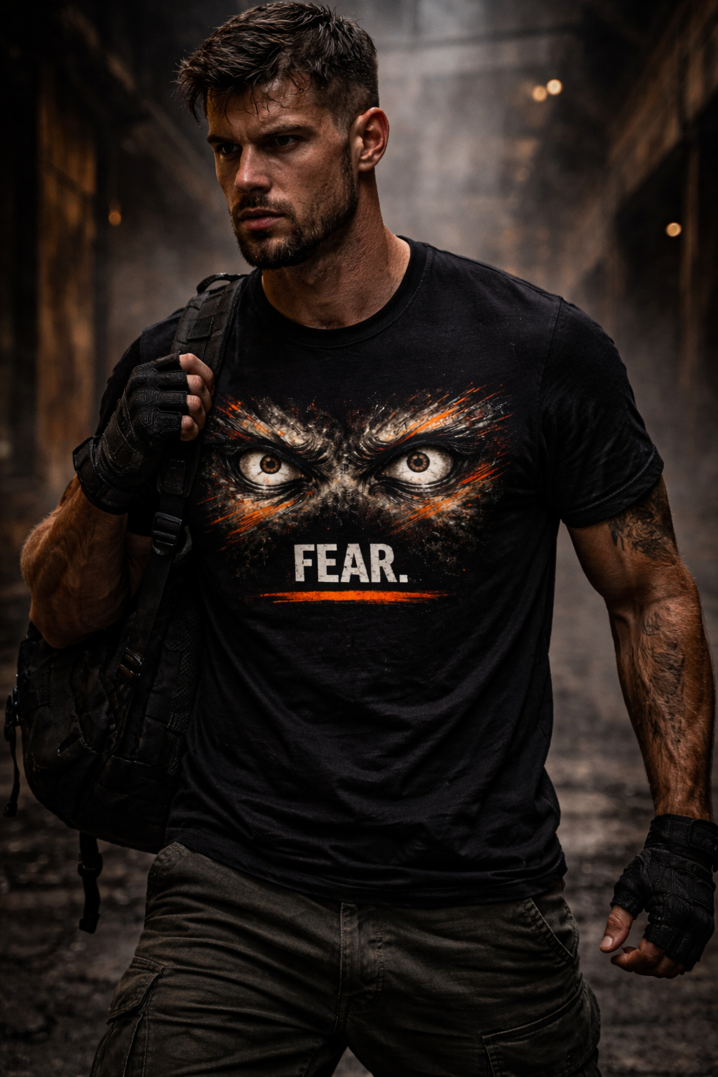 FEAR. Graphic T-Shirt – Intense Eye Statement Shirt