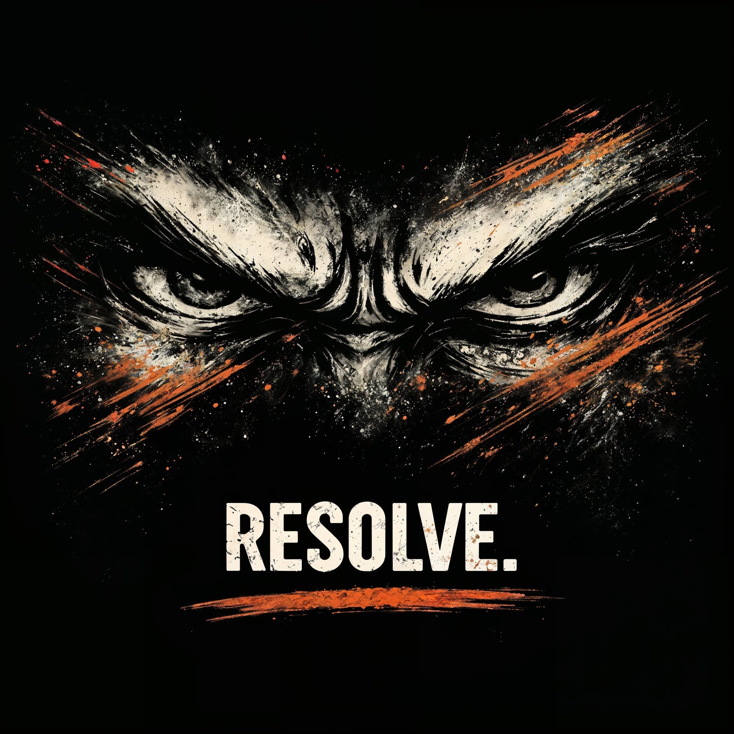 RESOLVE. Graphic T-Shirt – Strong Minimalist Statement Tee