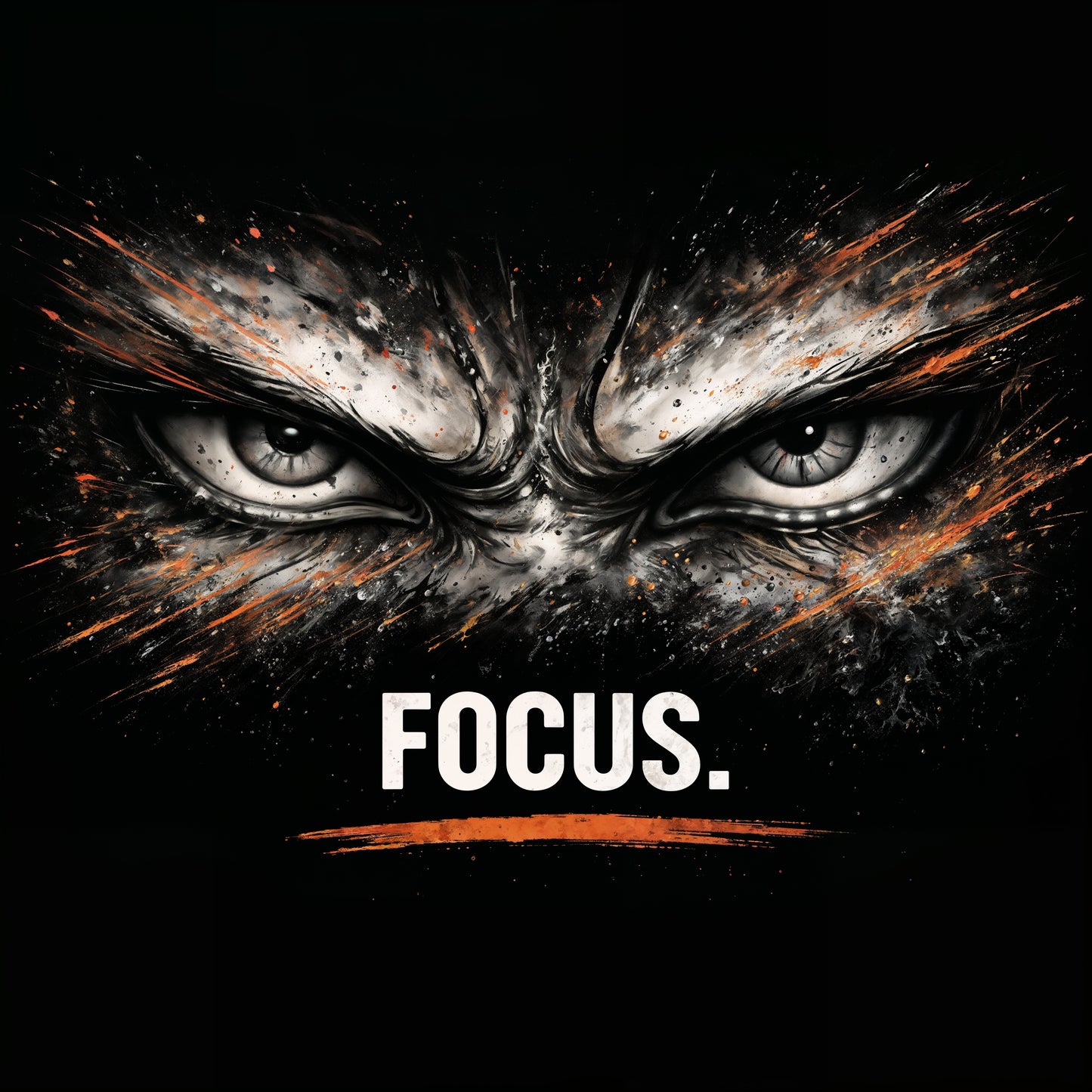 FOCUS. Graphic T-Shirt – Bold Minimalist Eye Graphic Tee