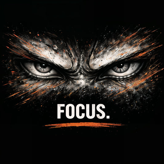 FOCUS. Graphic T-Shirt – Bold Minimalist Eye Graphic Tee